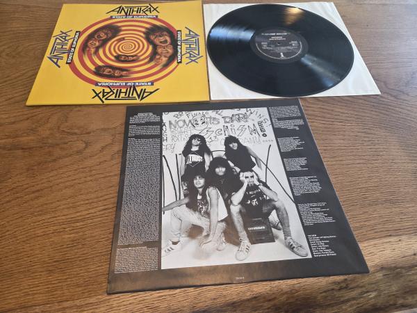 Anthrax State of Euphoria 1988 Island Records 209334 Deutsche Pressung NM/VG+